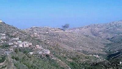 قصف قرى حدودية بصعدة وغارات على مأرب وحجة	 